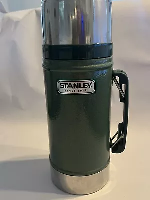 Vintage STANLEY 24oz Metal Thermos FOOD JAR W/ Lid Cup EN12546-1 Soup Coffee • $5
