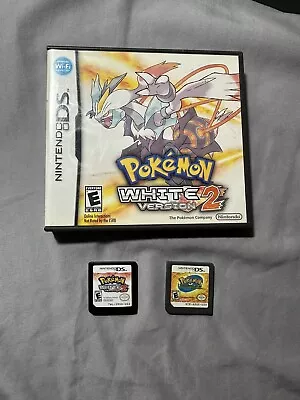 Pokemon: White Version 2 (Nintendo DS) Authentic Game Cartridge + Pokemon Ranger • $81