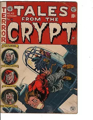 Tales From The Crypt #43 (1954) Golden Age  Pre-Code EC Horror! Jack Davis! • $335