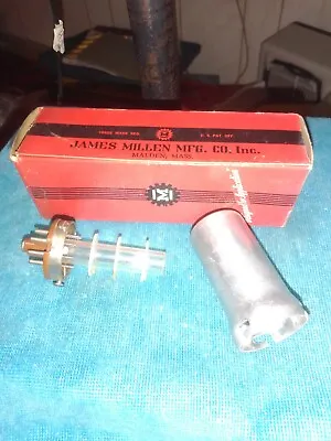 NOS JAMES MILLEN 74002 SHIELDED PLUG-IN COIL FORM ASSEMBLY F/ TUBE HAM RECEIVER • $14.99