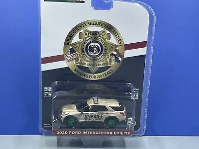 2021 Boone County Sheriff Anniversary Greenlight Car Green Machine • $14.99