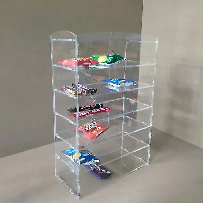 6-Tier Acrylic Bakery Pastry Display Case Cabinet Cakes Donuts Cupcakes Pastries • £114.99