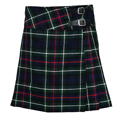 Mackenzie Ladies Knee Length Kilt Skirt 20  Length Tartan Pleated Kilts • £17.99