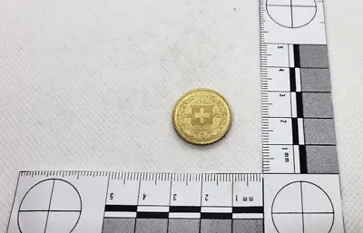 20 Francs - 1892- Switzerland - Gold Color Restriked Coin • $28
