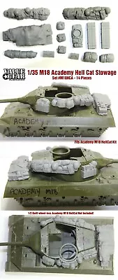 1/35 Scale Academy M18 Hell Cat Stowage Set-  Value Gear Details - Resin Stowage • $17