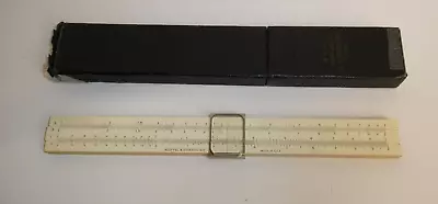 VTG KEUFFEL & ESSER (K&E) Beginner's Slide Rule Ruler Wooden 4058W 4058 W W/Case • $9.99