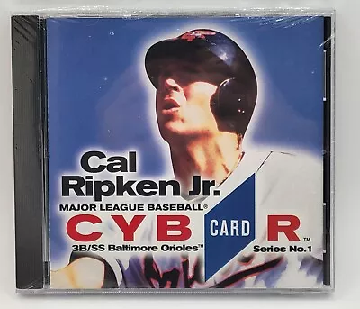 NEW MLB CD-ROM CYBRCARD NO 1 Cal Ripken MAKE YOUR OWN BASEBALL CARDS!  Cybr Card • $15