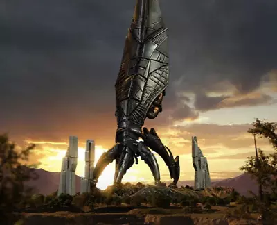 *Limited Edition* Mass Effect Reaper Sovereign 14  Replica Statue - Dark Horse • $999.95