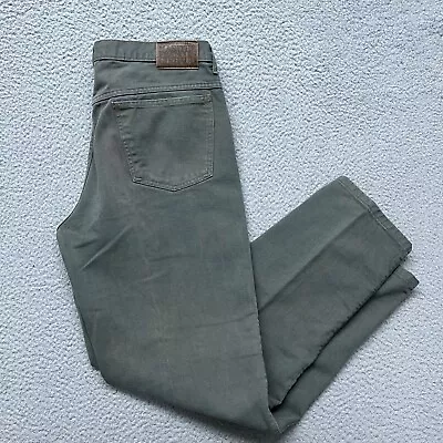Marithe Francois Girbaud Jeans Mens 34 Green Straight Leg Made In USA Mens 34x33 • $29.88