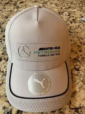 Puma Original Cap Mercedes Amg Petronas Motorsport  Logo Unisex Silver Cap • $43