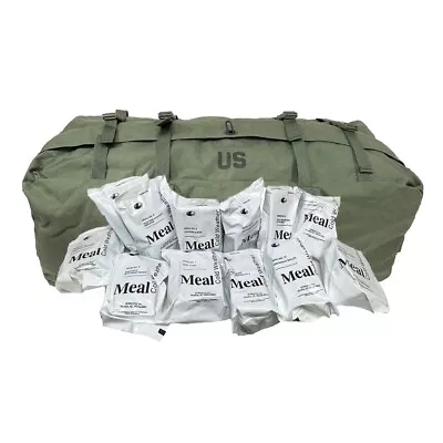 Cold Weather MRE Meals Ready To Eat 2024 And Used Improved Duffle Bag Combo • $170