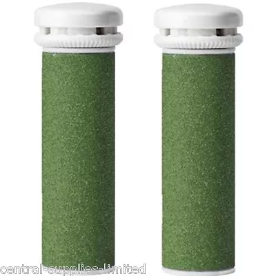 2 X Emjoi Micro Mineral Compatible Pedi Extra Coarse Replacement Rollers • £3.95