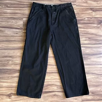 Marithe Francois Girbaud Jeans Mens 40 Black Baggy Loose Fit Vintage 90s Denim • $55