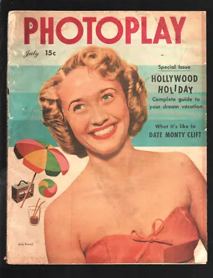 MAG: Photoplay 7/1949-Jane Powell -Linda Darnell-Monty Clift-Richard Widmark-... • $42