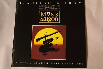 Miss Saigon [Original London Cast Recording] Discounts In Description • $4.49