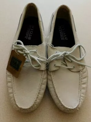 Ivy Club Boat Shoes Mens Moccasins Loafers NOS Size 11 • $49.99