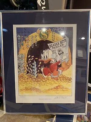 Carl Barks Invasion Of Privacy Lithograph Signed And Numbered 204 / 300 • $850