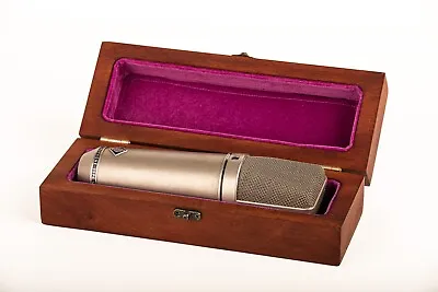 Wood Microphone Box Neumann U87  U67  Condenser • $200