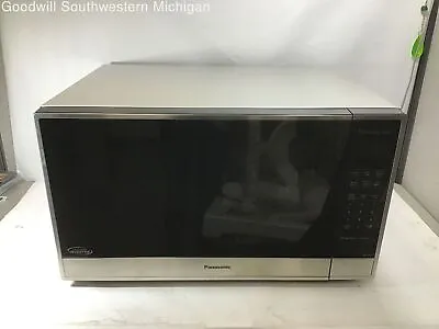 UNTESTED Panasonic Stainless Steel Microwave Oven NN-SN97HS - POWERS ON • $130.89