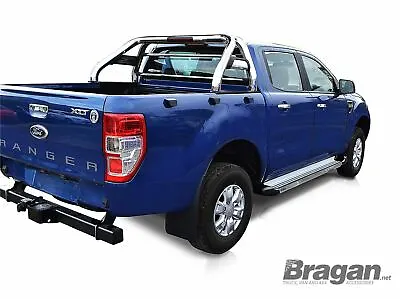 $332.82 • Buy Sport Roll Nerf Bars Rollbar Loop To Fit Ford Ranger 2016+ Stainless Steel 4x4