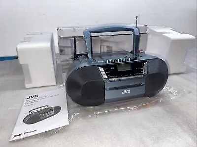 £34.99 • Buy JVC RC-D327B Portable  Bluetooth DAB/FM Boombox With CD Player And Cassette