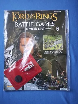 Lord Of The Rings Battle Magazine #6 With Metal Aragorn - New Sealed • £10.99