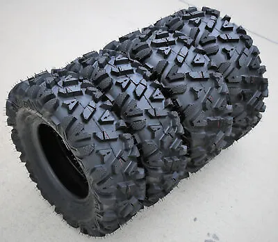 Set Of 4 Forerunner Knight ATV UTV Mud Tires 2x 26x9-12 2x 26x11-12 6 Ply • $315.99