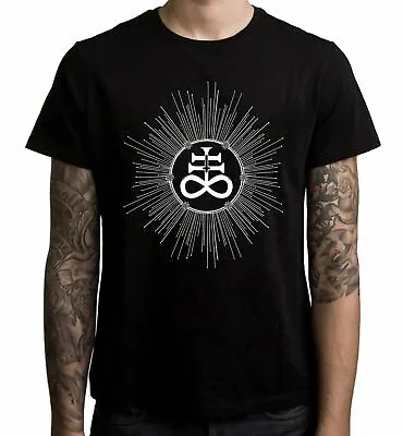 Satanic Cross Inverted Leviathan Men's T-Shirt - Satanism Satan • £12.95