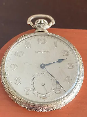 Vintage 12 Size Longines Pocket Watch Cal. 18.89 Keeping Time 14k Wgf Case • $300