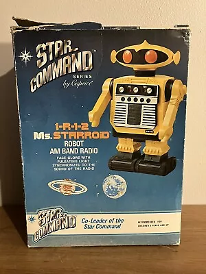 Vintage STAR COMMAND I-R-1-2 MS. STARROID 1977 AM RADIO - New In The Box NOS • $60