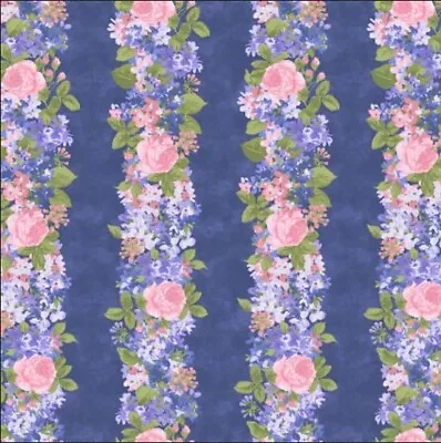 Maywood Studios Cottage Bouquet MAS10262-B Fabric By The Yard • $6.95