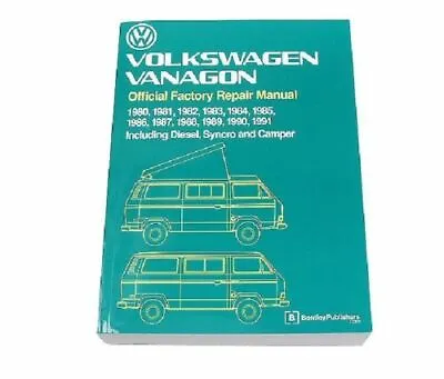 Bentley Repair Manual For Volkswagen Transporter Vanagon • $129.98