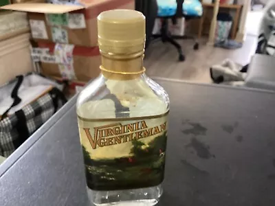 Empty Virginia Gentleman Bourbon 6.7 Fl. Oz. Bottle • $12.99