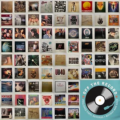 Vinyl Records Albums LPs Bargain Box Rock Classic Rock Pop Rock & Compilations • £4.50