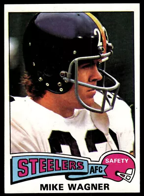 1975 Topps Mike Wagner #153 Pittsburgh Steelers K1 • $1.99
