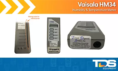 [USED] Vaisala HM34 Humidity & Temperature Meter (AS-IS) • $40