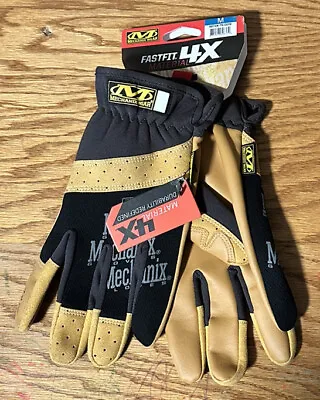 Mechanix Wear Material4X FastFit Synthetic Leather Work Gloves M Brown/Black • $24.99