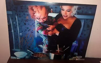 Brad Dourif Jennifer Tilly Bride Of Chucky Dually Signed 11x14 Photo PSA RARE A • $399.99