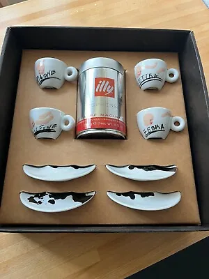 Illy Art Collection Jannis Kounellis 2005  Espresso Cups & Saucers • £125