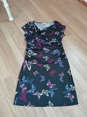 Butterfly By Matthew Williamson Jersey Dress Size 16 • £0.99