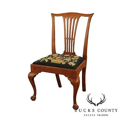 18th Century Antique American Mahogany Queen Anne Side Chair • $1495