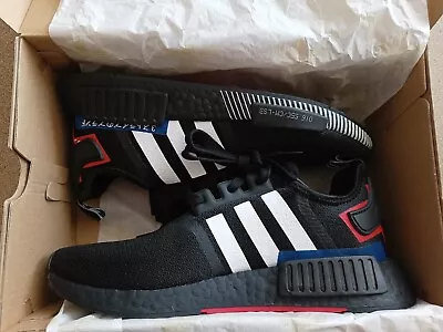 Adidas NMD R1 Japan Pack Black 2019 EF1734 NEW In Box MEN US9 • $250