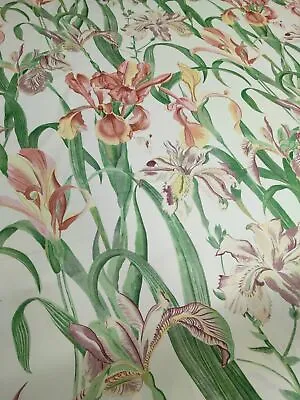 Vintage Zoffany Geneva Curtain Upholstery Fabric By The Metre • £12