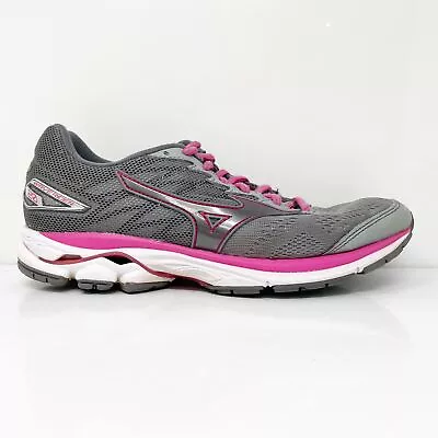 Mizuno Womens Wave Rider 20 410867 992I Gray Running Shoes Sneakers Size 8 • $32.19