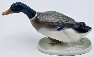 Rosenthal Handgemalt Duck Mallard Vintage Figurine Made In Germany Beautiful!! • $29.99