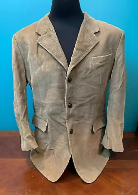 Zagato Signature Collection Brown Corduroy Sport Coat - 48R 3 Button • $19.99