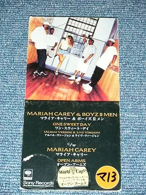 MARIAH CAREY & BOYZ II MEN Japan 1995 Tall 3  Inch CD Single ONE SWEET DAY • $18.99