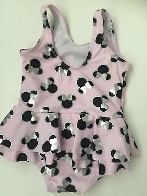 £6.24 • Buy Pink Swimming Costume - 3-6 Months - Baby Girl - Disney Minnie Mouse - George