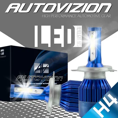 AUTOVIZION LED HID Headlight Kit H4 9003 White For 1993-1997 Honda Civic Del Sol • $22.04