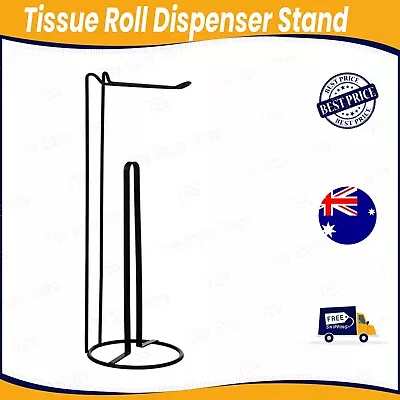 $12.97 • Buy Box Sweden Wire Tissue Roll Stand Toilet Paper Holder Dispenser Organiser Black